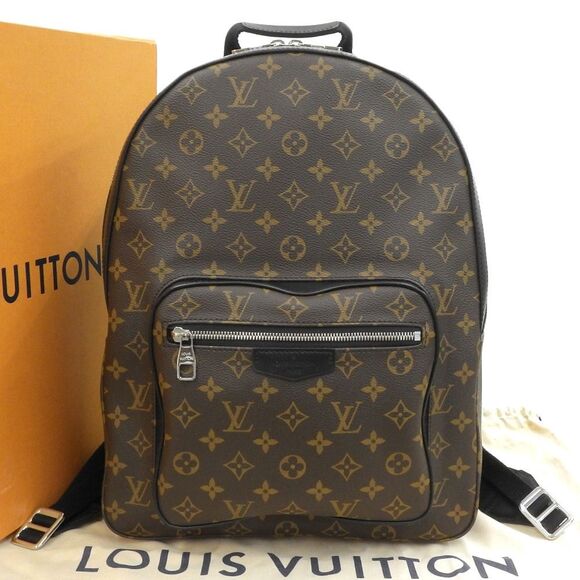 Louis Vuitton Monogram Macassar Josh Rucksack Backpack - Picture 1 of 8